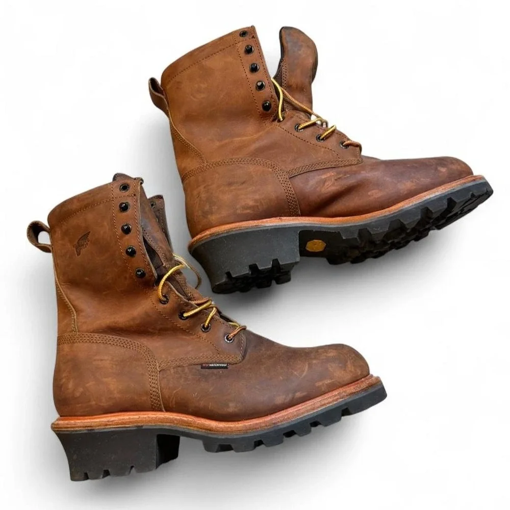 Red Wing 4417 Loggermax Work Boot Mens 10.5 EE Waterproof SteelToe Insulated